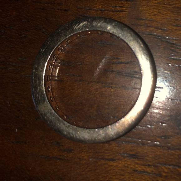 Gold Over Sterling Halo Ring- 747 $30 or $25 w/offer - Picture 2 of 3